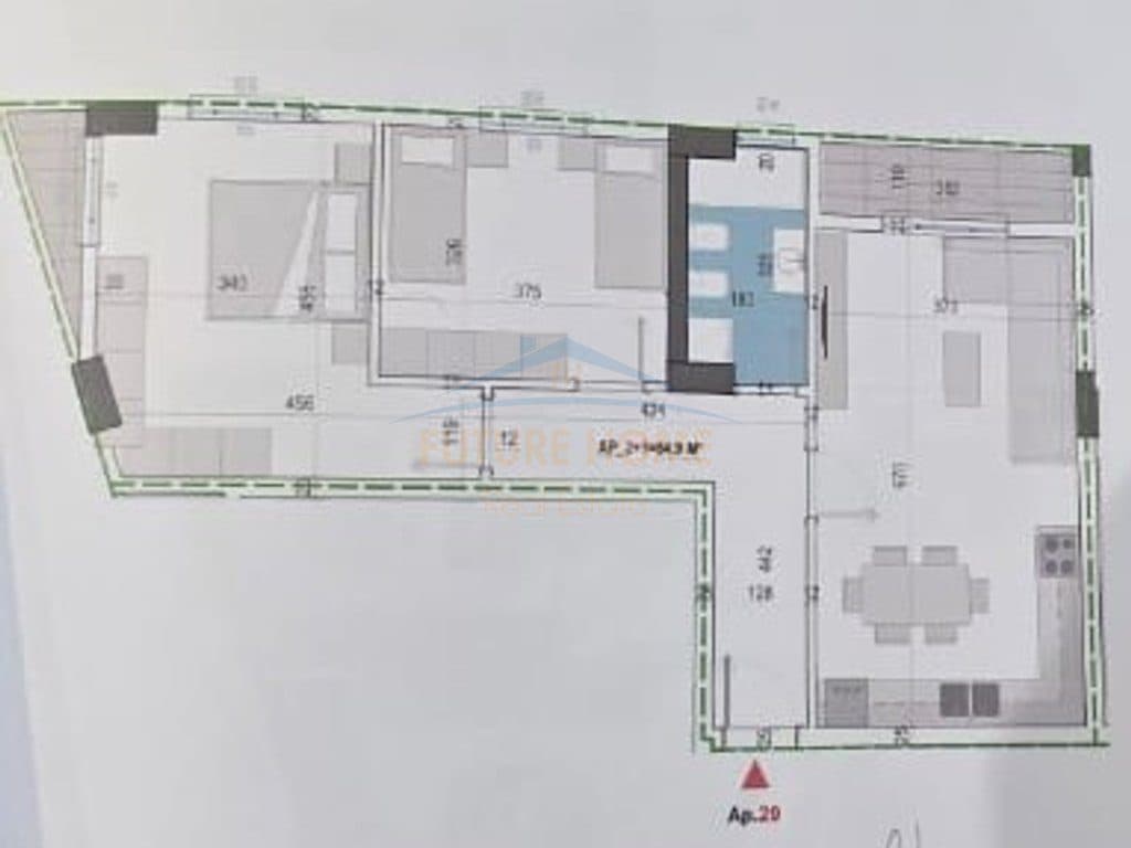 Shitet, Apartament 2+1, Paskuqan 4