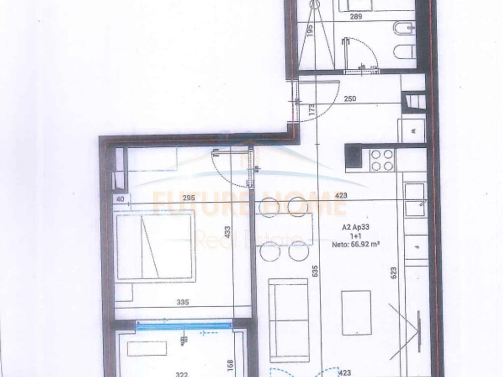 Shitet, Apartament 1+1, Square Village, Santorini II