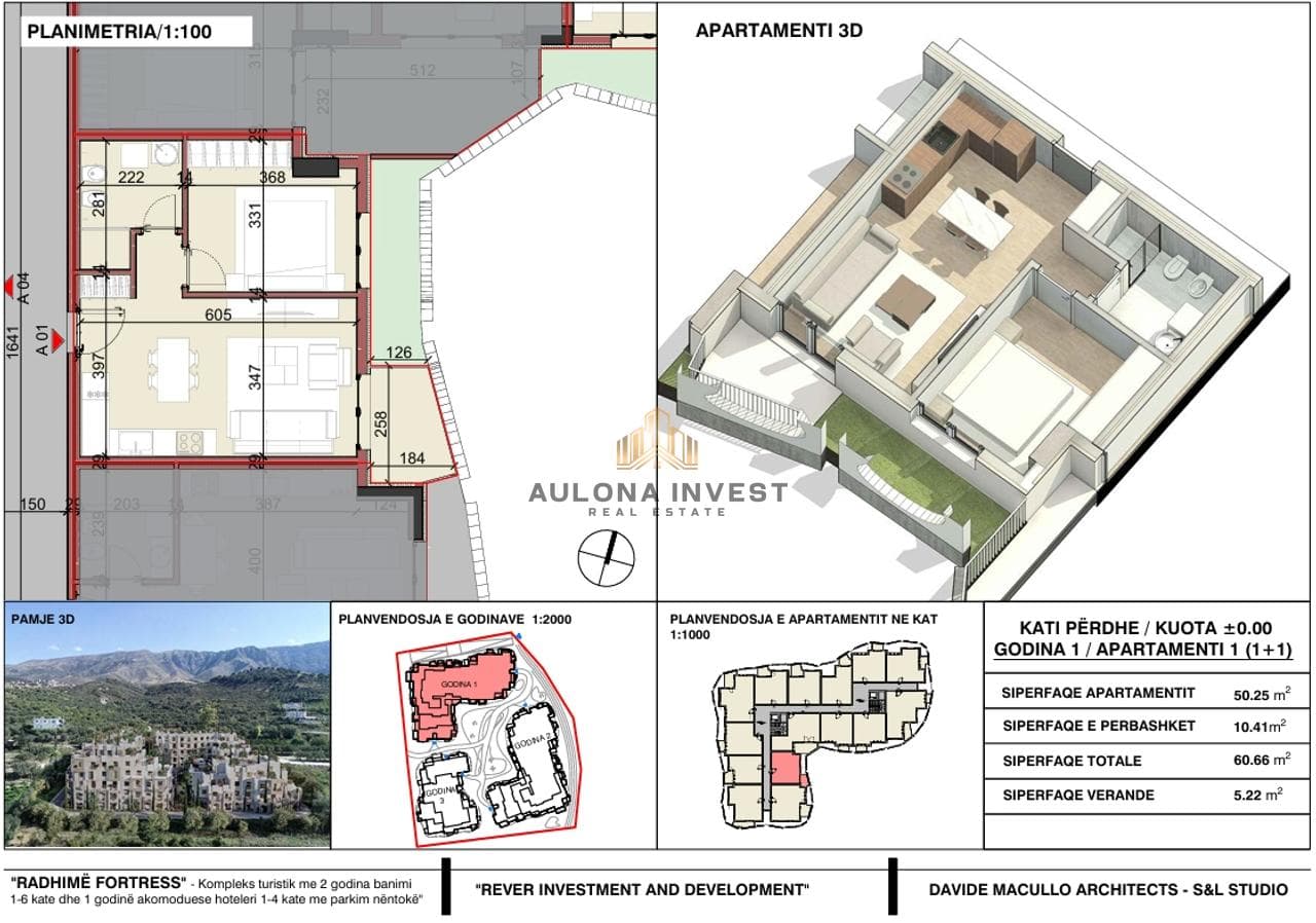 APARTMENT 1+1 FOR SALE IN "RADHIMA FORTRESS" 2