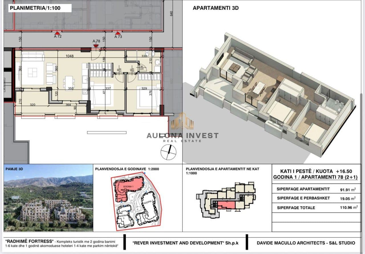 APARTMENT 2+1 WITH SEA VIEW IN "RADHIMA FORTRESS" 2