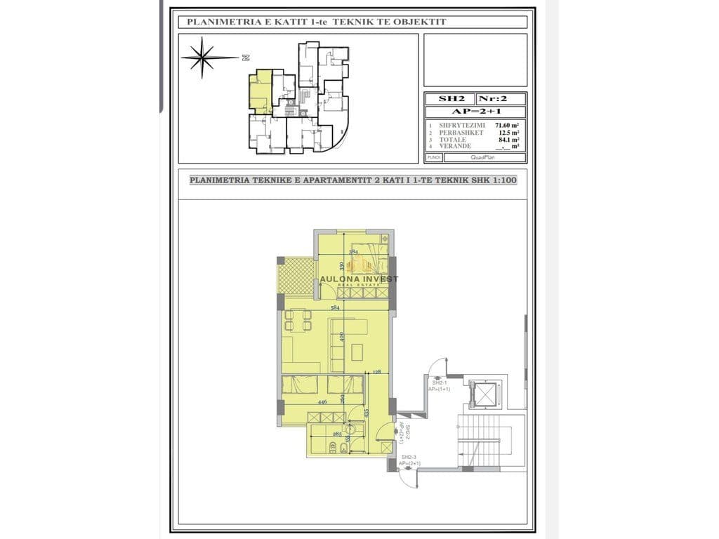 APARTAMENT 2+1 PER SHITJE NE VLORE Albano dhe