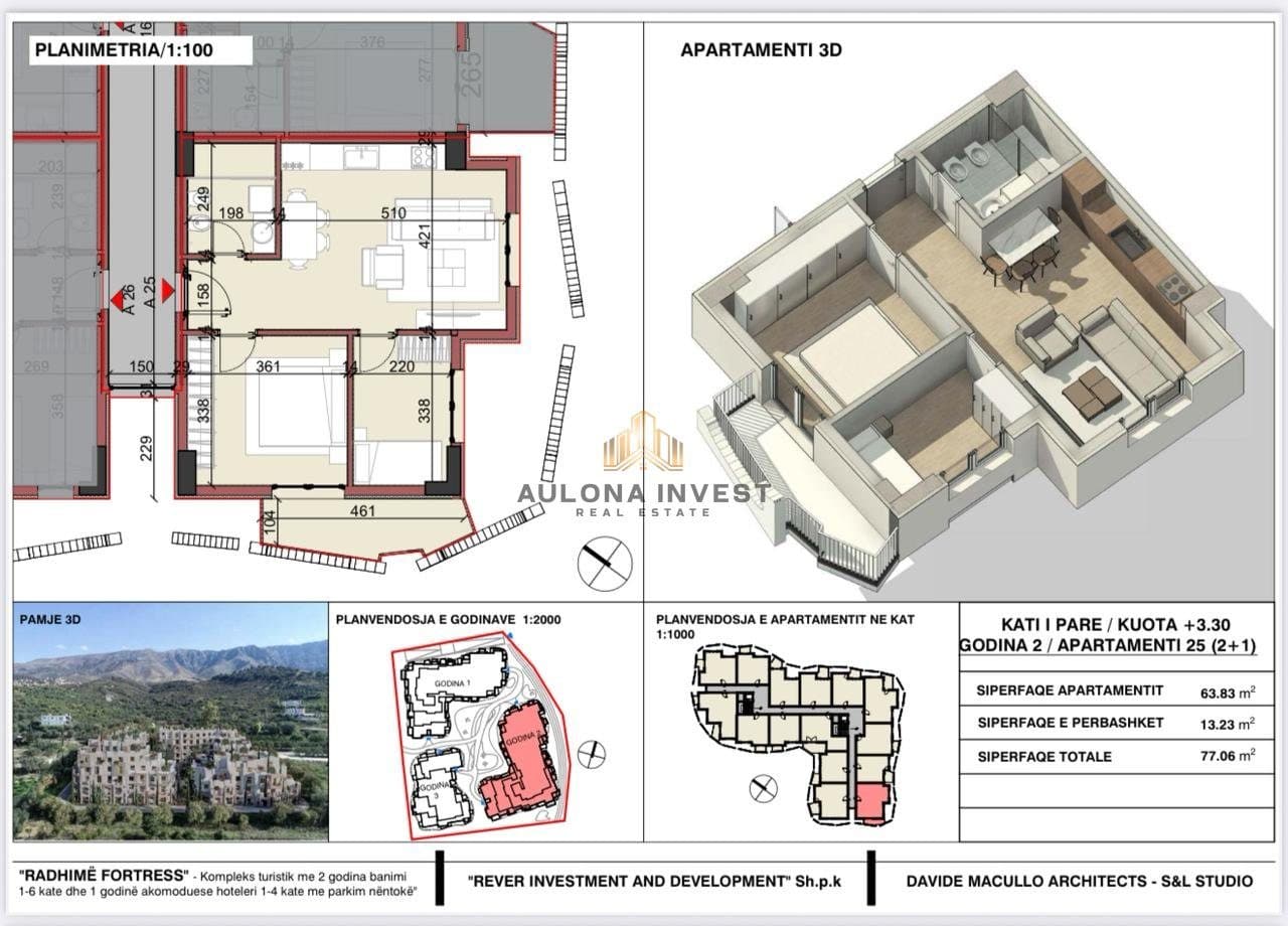 APARTMENT 2+1 FOR SALE IN "RADHIMA FORTRESS" 2