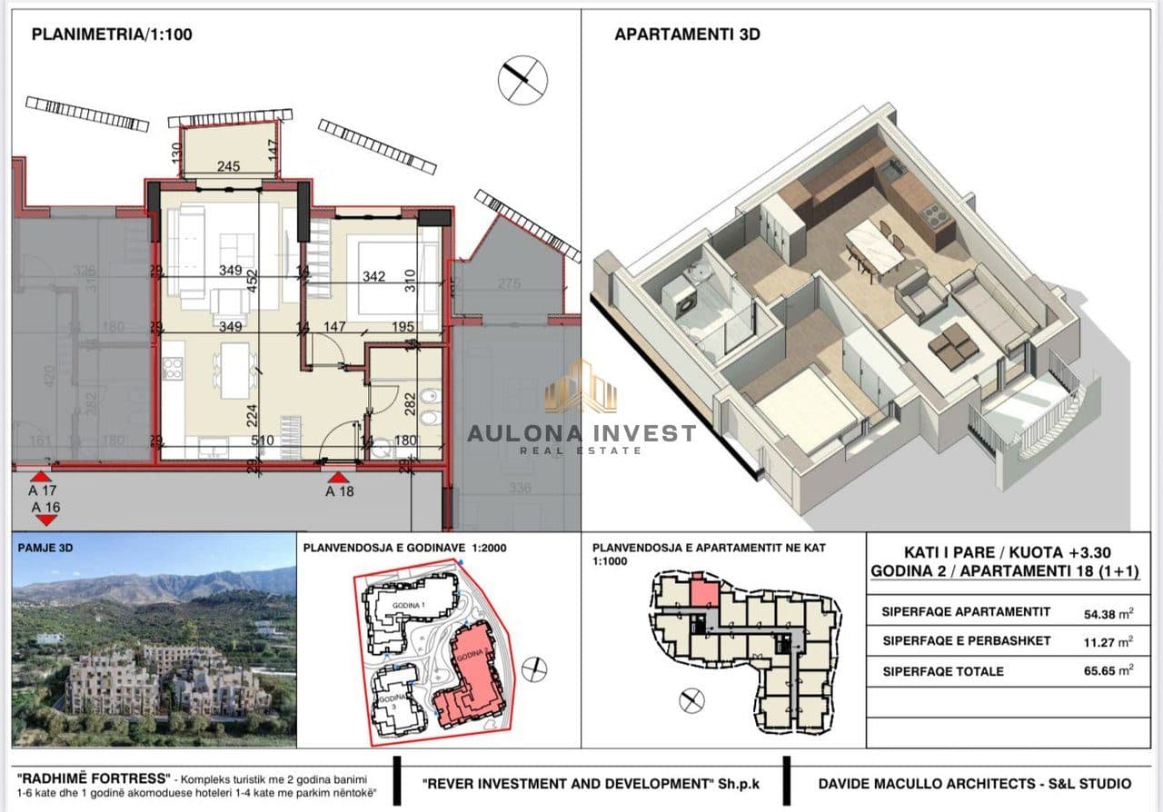 APARTMENT 1+1 FOR SALE IN "RADHIMA FORTRESS" 2