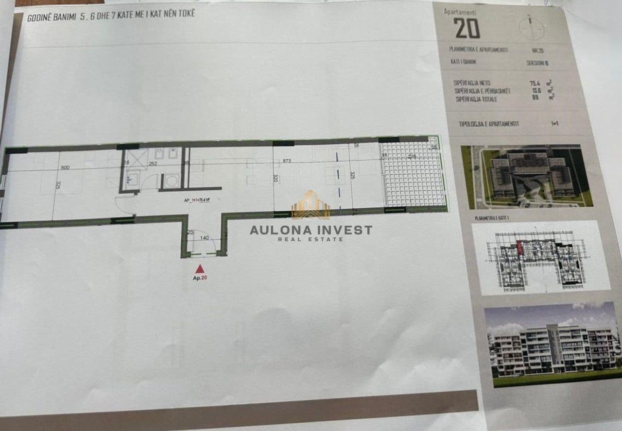 APARTMENT 1+1 FOR SALE IN 2