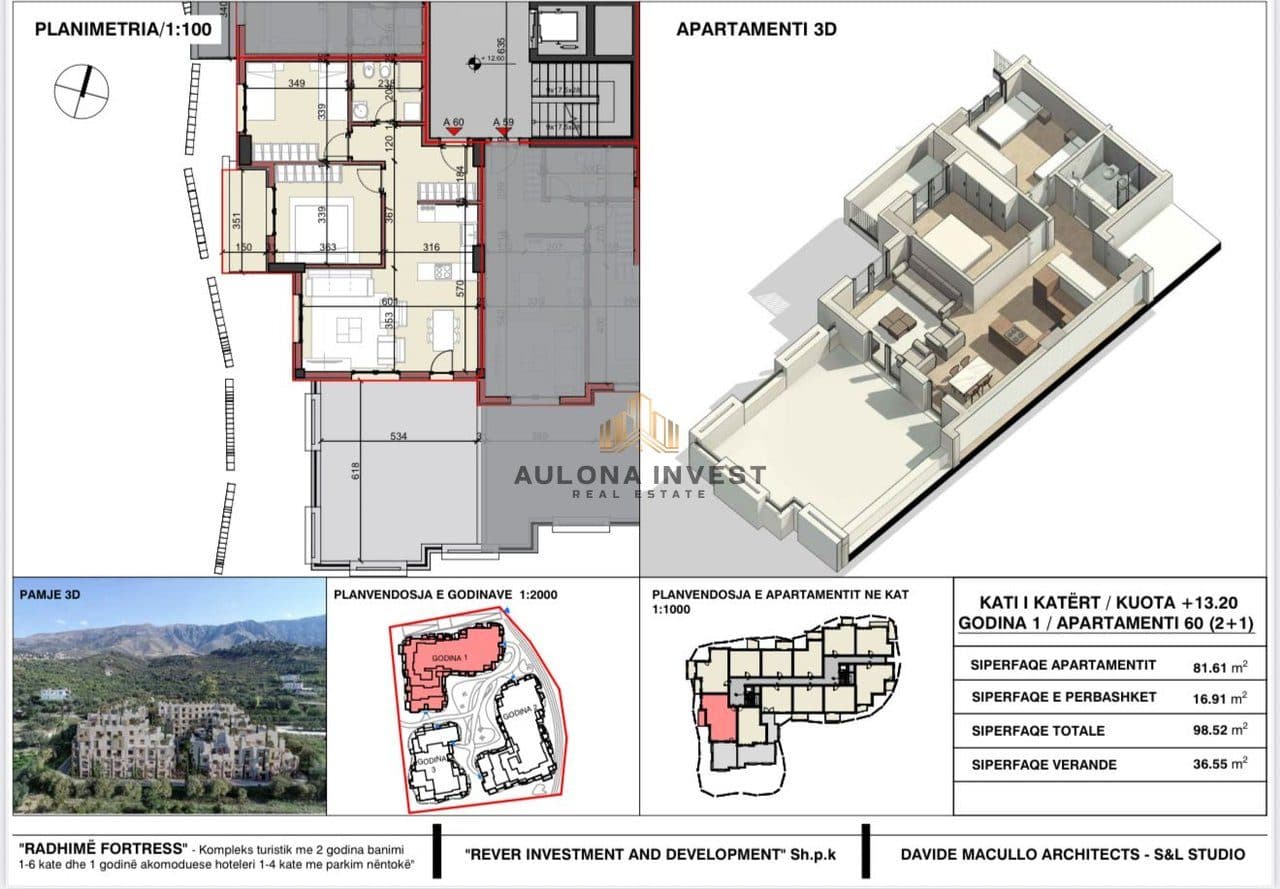 APARTMENT 2+1 FOR SALE IN RADHIMA FORTRESS 2