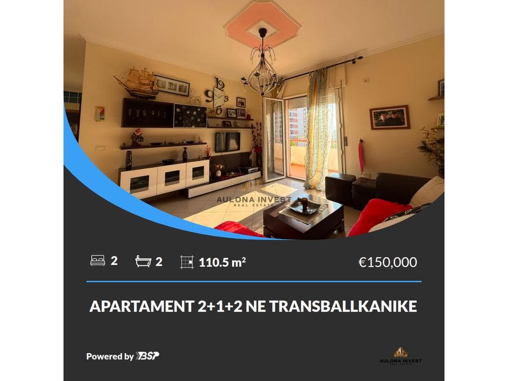 APARTMENT 2+1+2 FOR SALE IN TRANSBALKAN