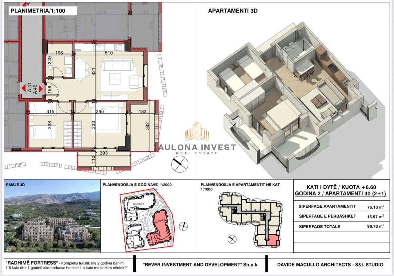 APARTMENT 2+1 FOR SALE IN "RADHIMA FORTRESS" 2