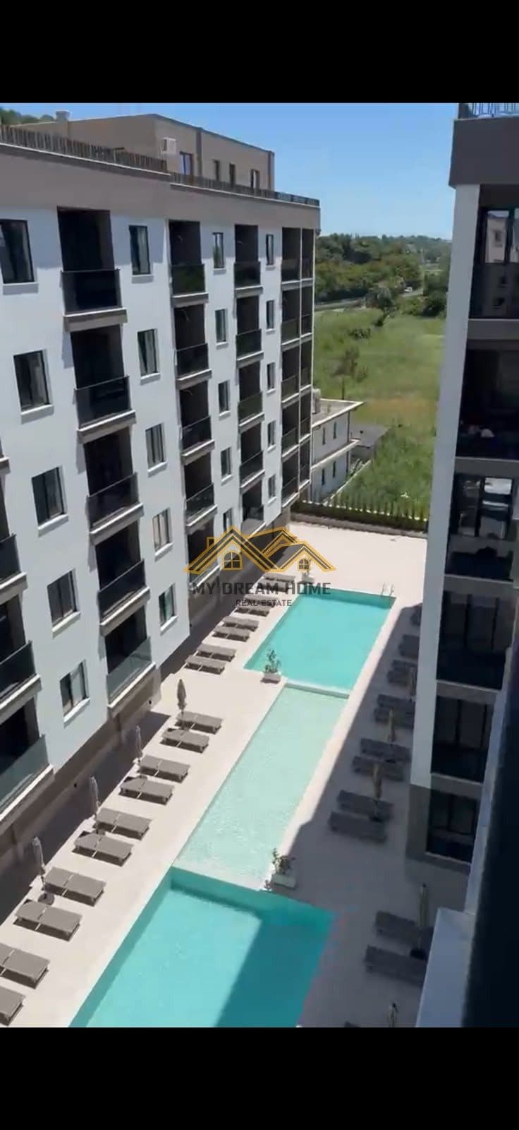 Apartament 1+1 Për Shitje tek Paja Residence me pamje pishine, Mali i Robit !