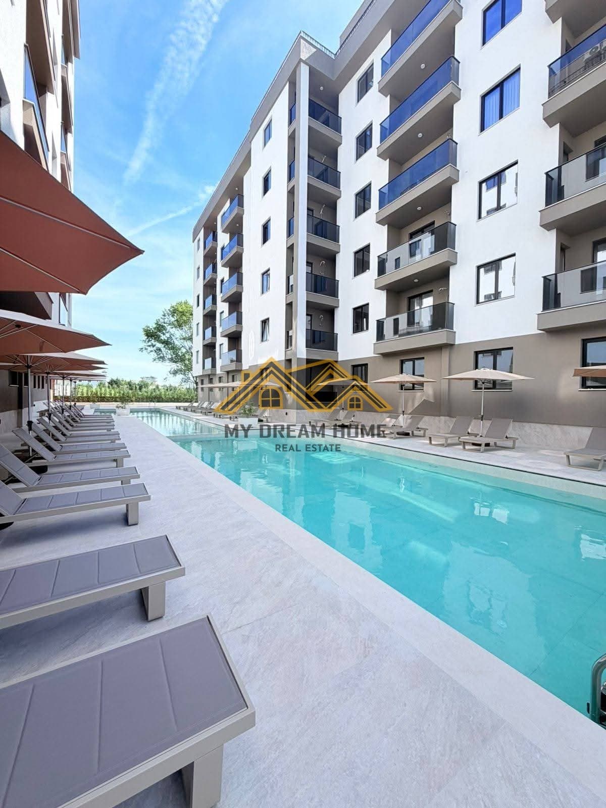 Apartament 1+1 Për Shitje tek Paja Residence me pamje pishine, Mali i Robit !