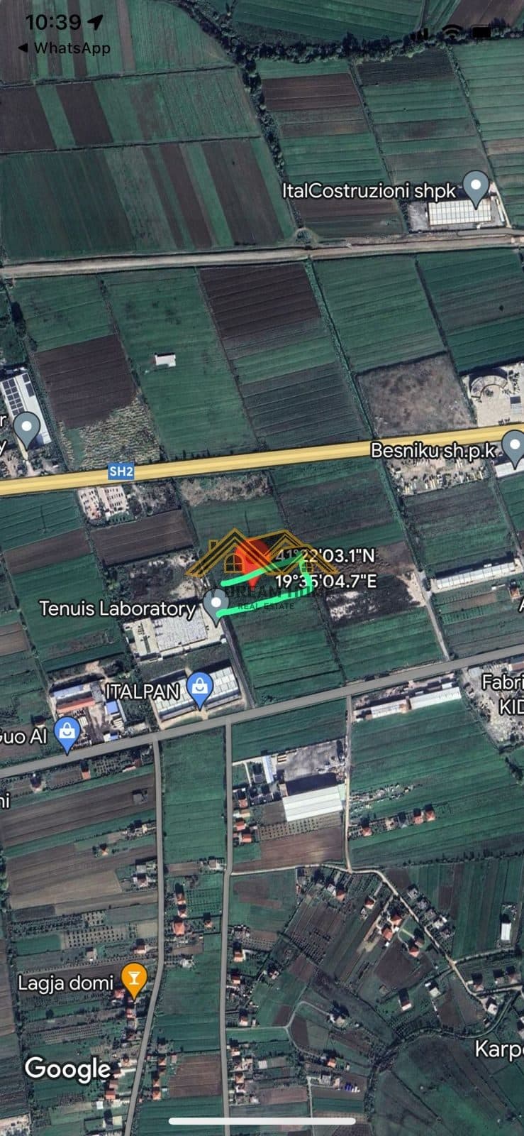 SHESIM TOKE ARE ME SIPERFAQE 6530M2 BUZE AUTOSTRADES (MAMINAS)