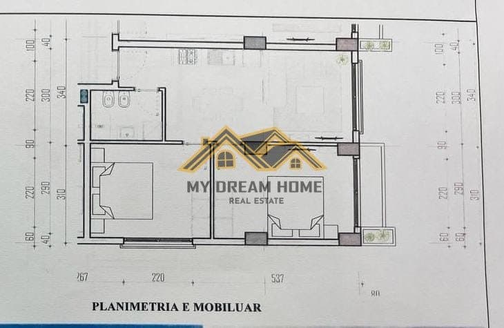 Apartament 2+1 Për Shitje në Mali i Robit