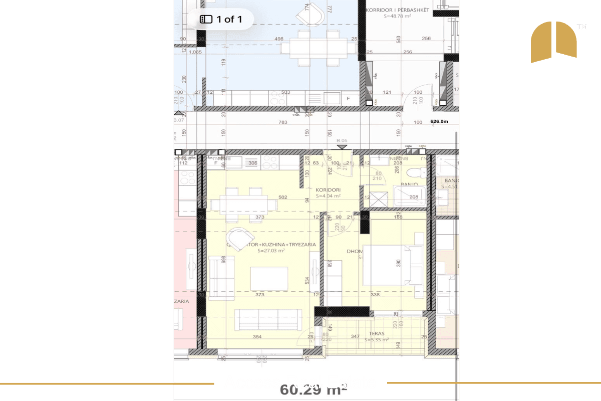 3 Banesa në SHITJE – 82.34m², 76.34m², 60.29m² – Kalabri 3