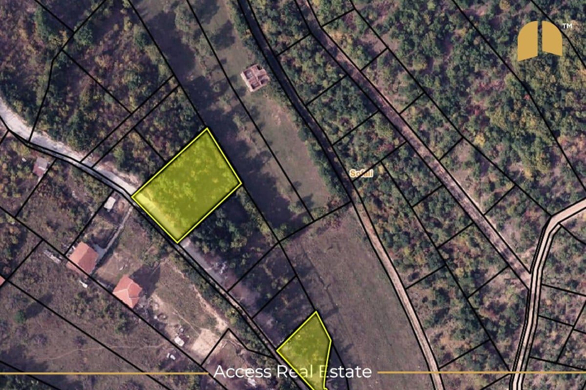 2 Parcela në SHITJE me FLETË POSEDUESE – 17 Ari – Sofali
