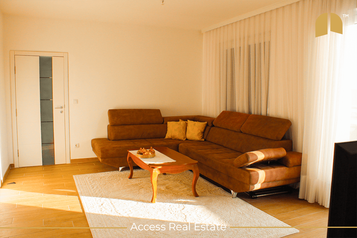 Penthouse me QIRA – 3 dhoma gjumi + 50m² terasë – Arbëri