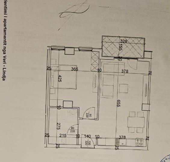 Apartament 1+1 ne Shitje Rruga Dritan Hoxha, Kompleksi Aura ne Tirane (ID 41111108)