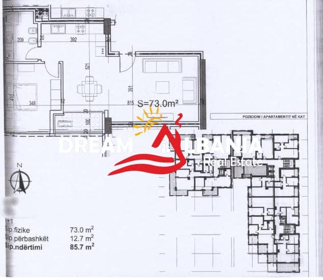 Apartamente Kleringu 1+1 ne shitje ne Rezidencen Poseidon ne Lungomare ne Vlore (ID 4111787) 3