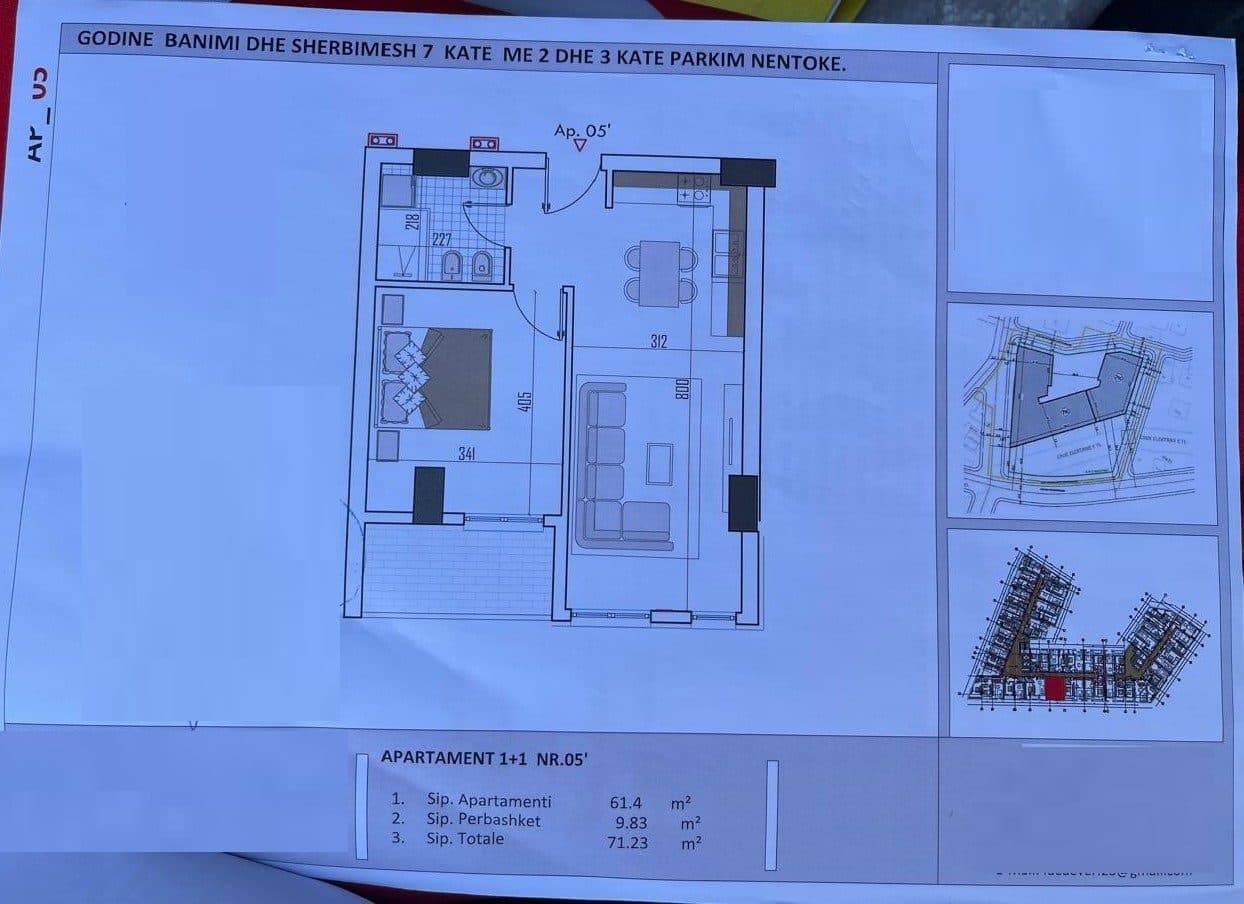 Apartament 1+1 ne shitje ne Paskuqan Tirane (ID 41111138)