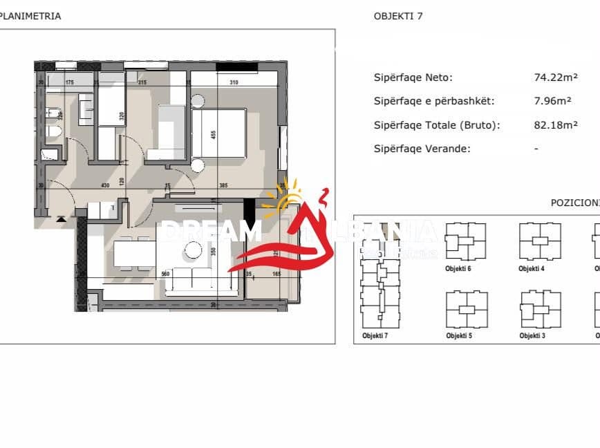Apartament 2+1 Ne Shitje Te Ajka Residence, tek 5 Maj (ID 41212287) 3