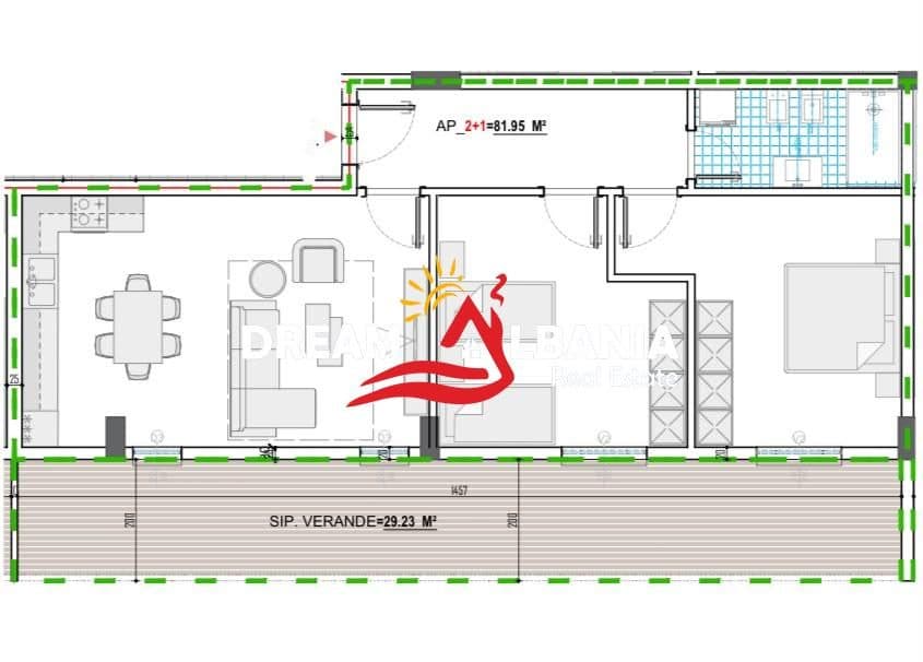 Apartament 2+1 Ne Shitje Te Kamez (ID 41212254) 3