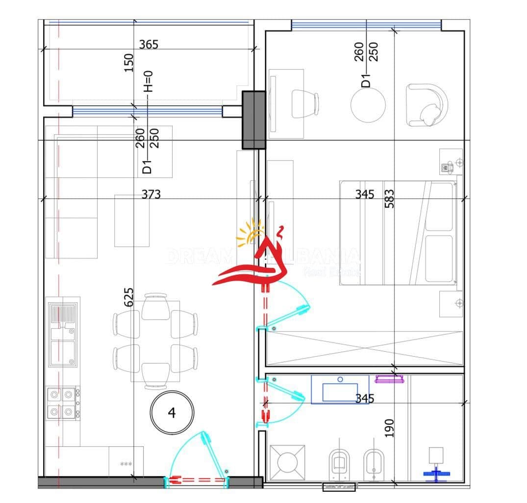 Apartament 1+1 Ne Shitje Ne Golem (ID 41111546) 4
