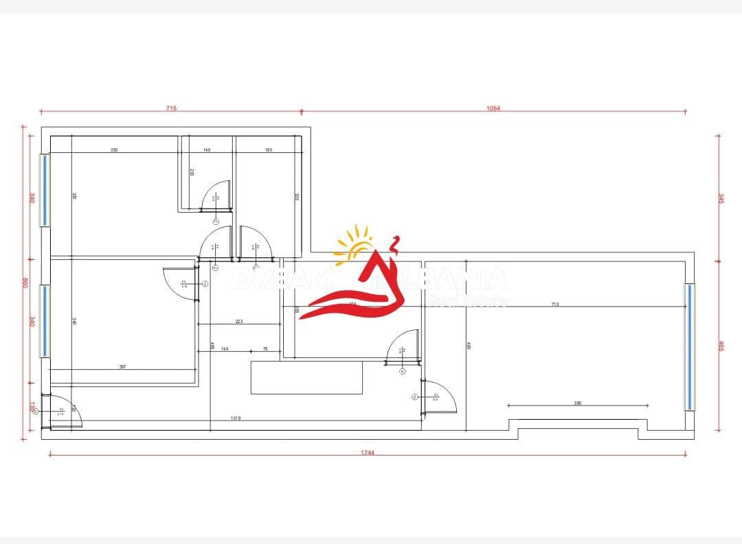 Shitet apartament 3+1 ne zonen e Katund i Ri prane Rruges Arkitekt Sinani (ID 4139193)
