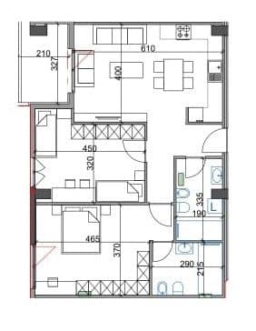 3 Apartamente 2+1 per Shitje ne Laprake tek Kompleksi Aura ( ID 41211411 ) 4