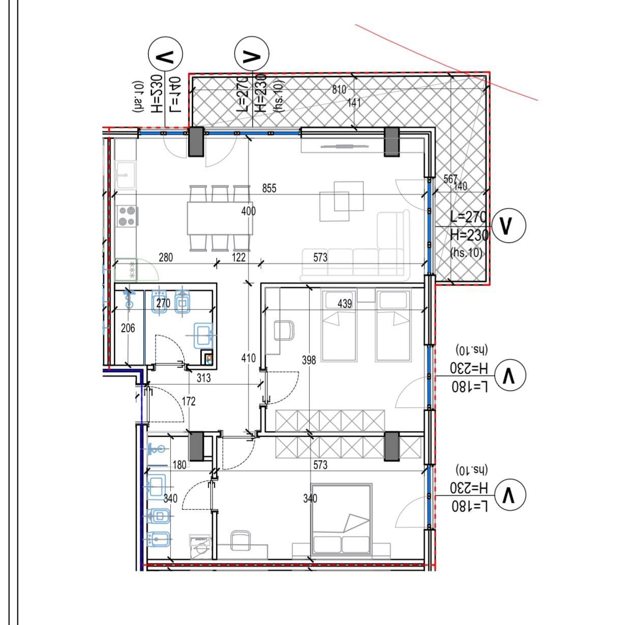 Apartament 2+1+2wc ne shitje tek Rezidenca “Kodra e Diellit”, Tirane (ID 41212019) 2