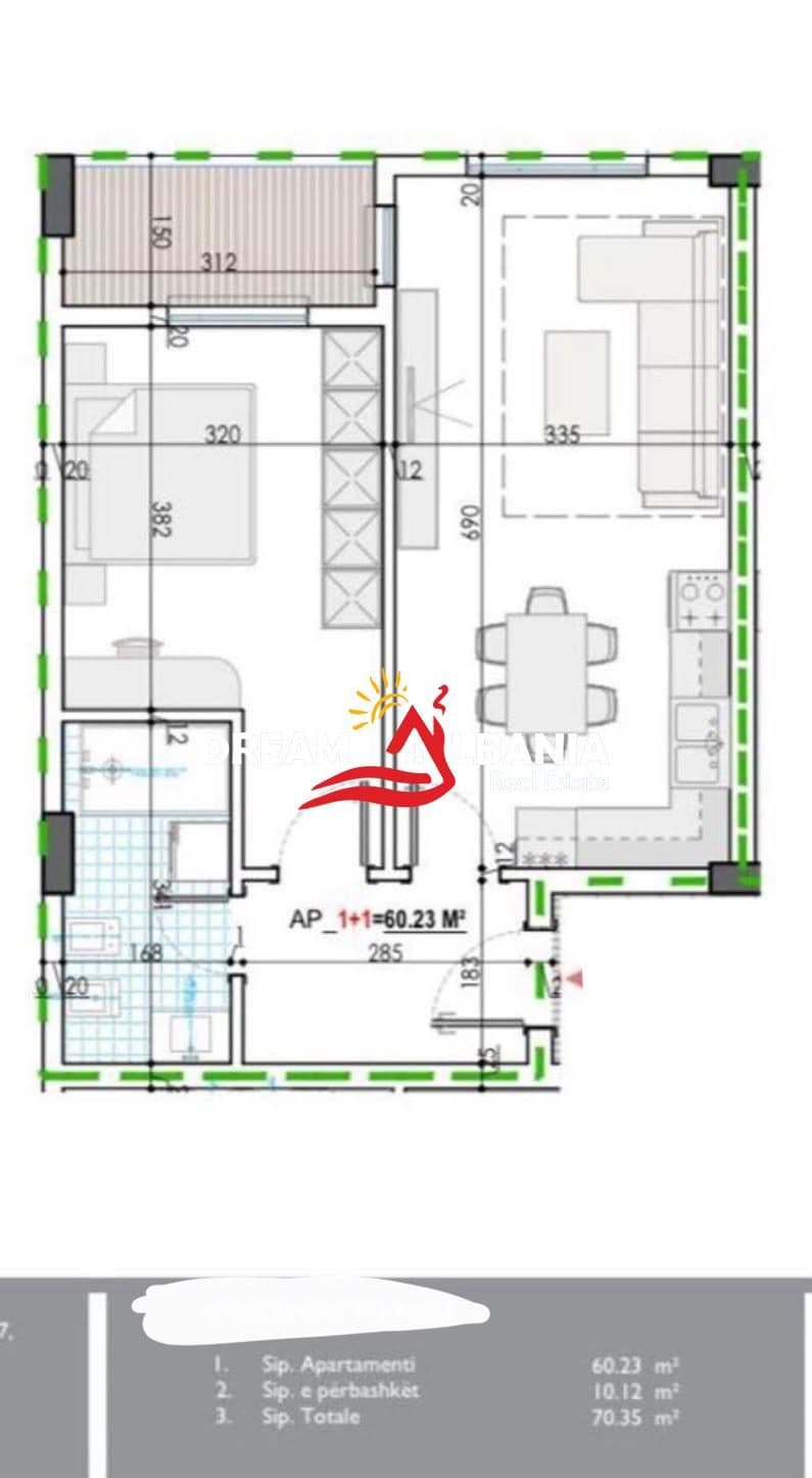 Apartament 1+1 Ne Shitje Te Kamez (ID 41111594) 3