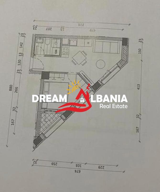Shiten 23 Apartamente 1+1 ne Rezidencen Kadiu, Ali Demi (ID 41116108) 3