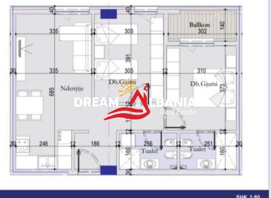 Apartament 2+1+2 Ne Shitje Te Ish Sheshi Shqiponja (ID 41212189) 3