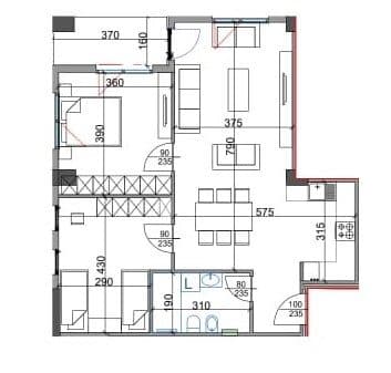 3 Apartamente 2+1 per Shitje ne Laprake tek Kompleksi Aura ( ID 41211411 ) 3