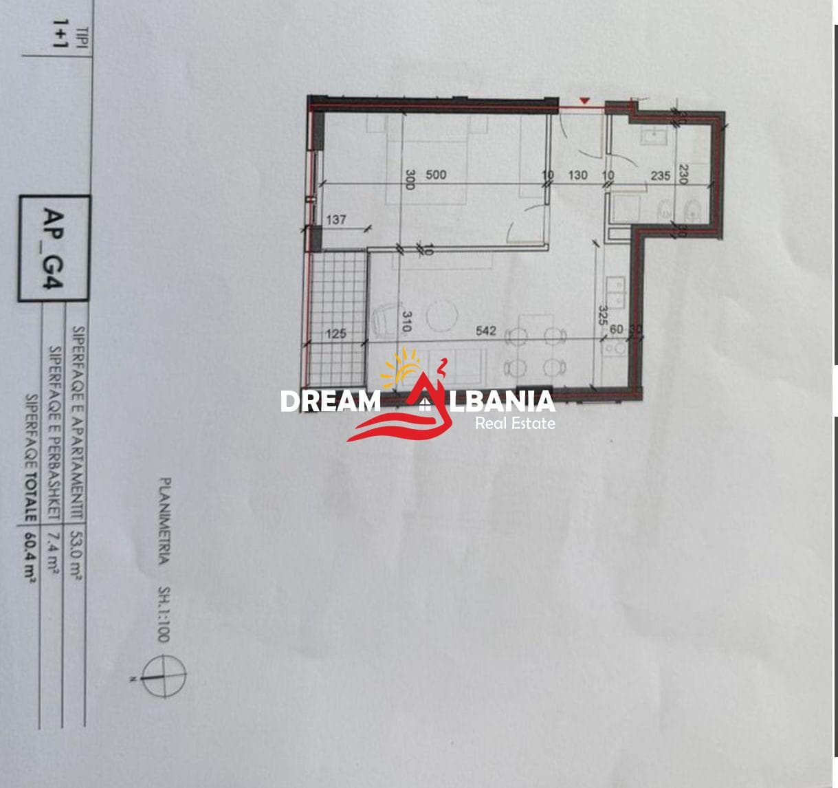 Apartamente 1+1 Ne Shitje Ne Shkoze (ID 41111186) 3