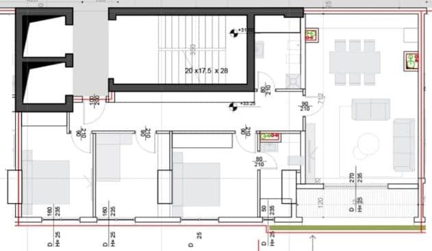 Apartament kleringu 3+1 ne shitje tek Square 21 ne rrugen e Kavajes ne Tirane (ID 4131319)