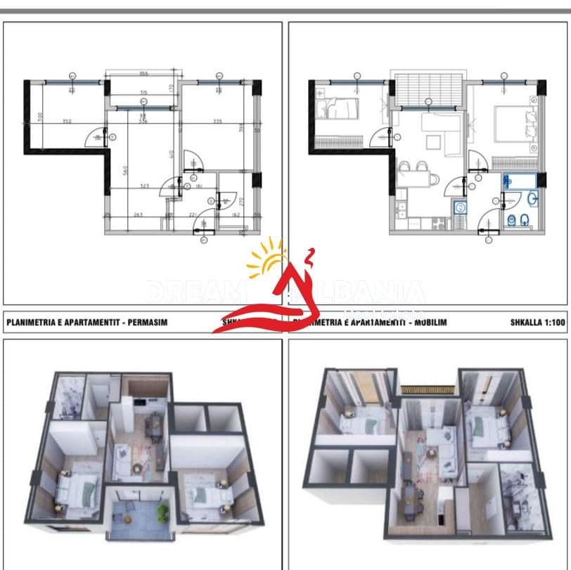 Apartamente 2+1 ne Golem prane Epidamn White Sensation (ID 41212224) 3