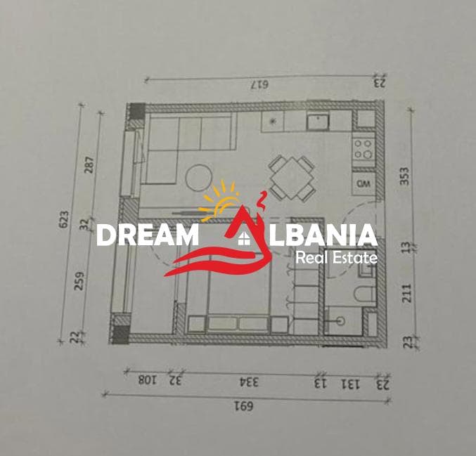 Shiten 23 Apartamente 1+1 ne Rezidencen Kadiu, Ali Demi (ID 41116108)