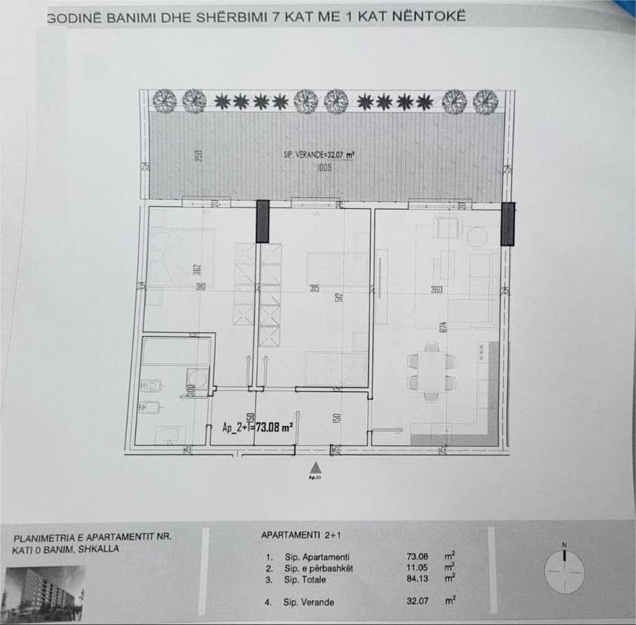 Apartamente 2+1 ne shitje ne fazen perfundimtare te ndertimit ne Paskuqan(ID 41212049) 4