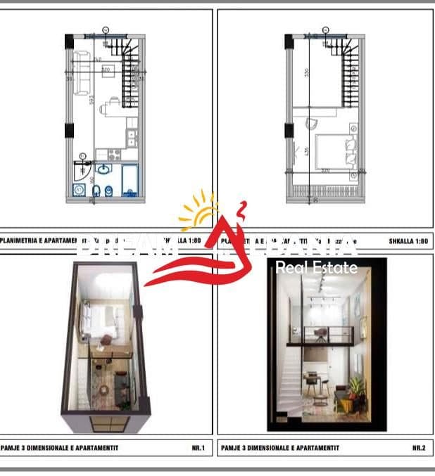 Shiten apartamente 1+1 duplex ne Golem prane Epidamn White Sensation (ID 41111560) 4