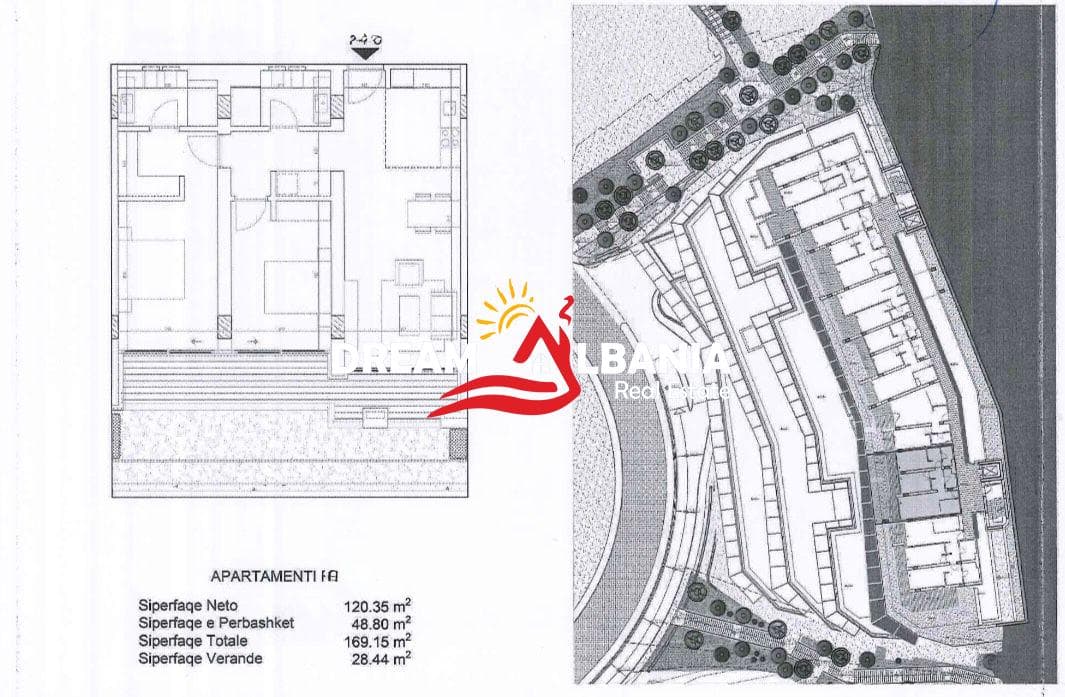 SHITET Apartament 2+1+Verand+Parkim ne Green Coast, Palas, Himare (ID 41212154) 3