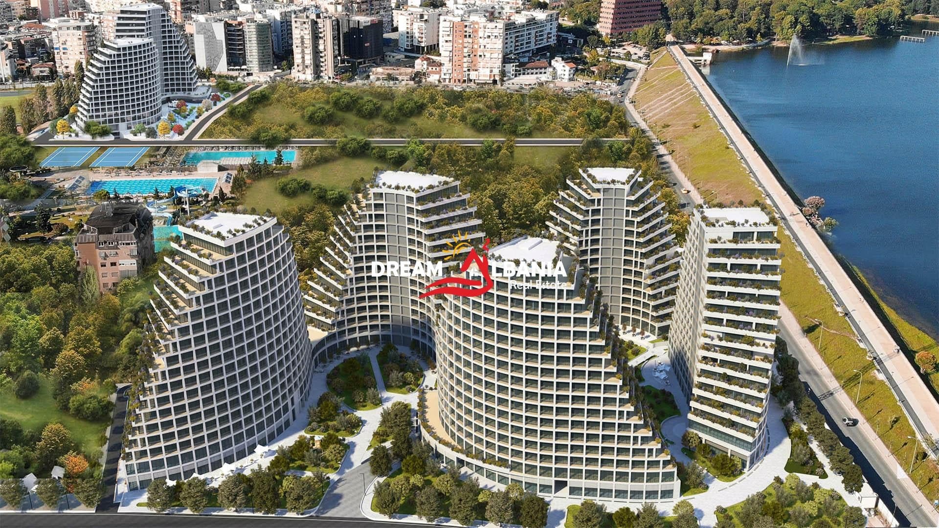 Apartament 2+1 ne shitje ne Rezidencen Lake View Garden ne Tirane (ID 4121732)