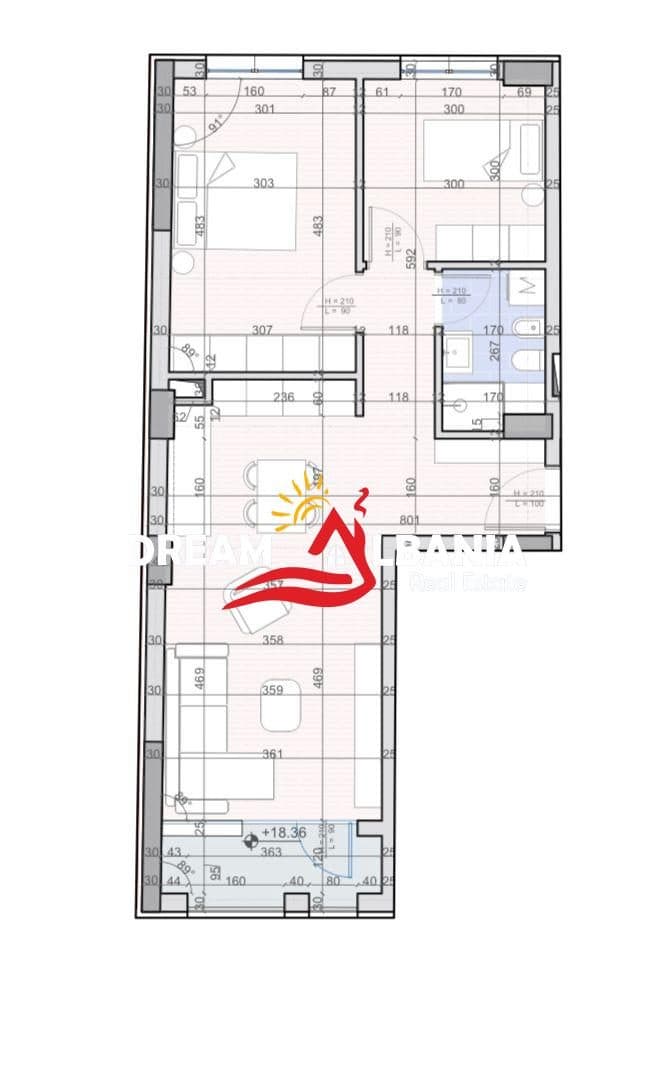 Apartament 2+1 Ne Shitje Ne Astir, Tirane (ID 41212239) 4