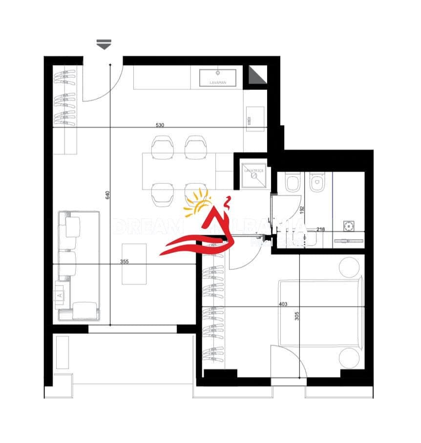 Apartament 1+1 Ne Shitje Te River Side Residence (ID 41111562) 3