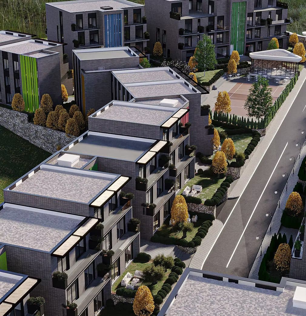 Vilë bashkëngjitur 3+1+4 Në Shitje në West Home Residence, Farkë, Tiranë - 483,000€ | 234 m²