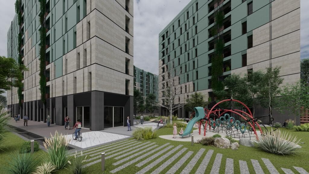 Apartament 1+1 Në Shitje tek Tirana Riverside Residence Ish Parku autobusave , Tiranë - 160000€ | 84 m²
