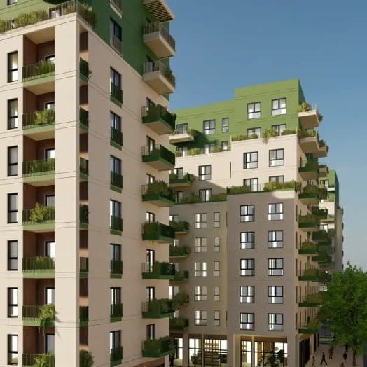 Apartament 1+1+verandë në shitje në Viva 1, Ish Fusha e Aviacionit, Tiranë - 130000€ | 63 m² 2