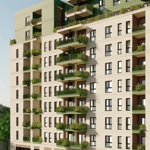 Apartament 1+1+verandë në shitje në Viva 1, Ish Fusha e Aviacionit, Tiranë - 130000€ | 63 m²