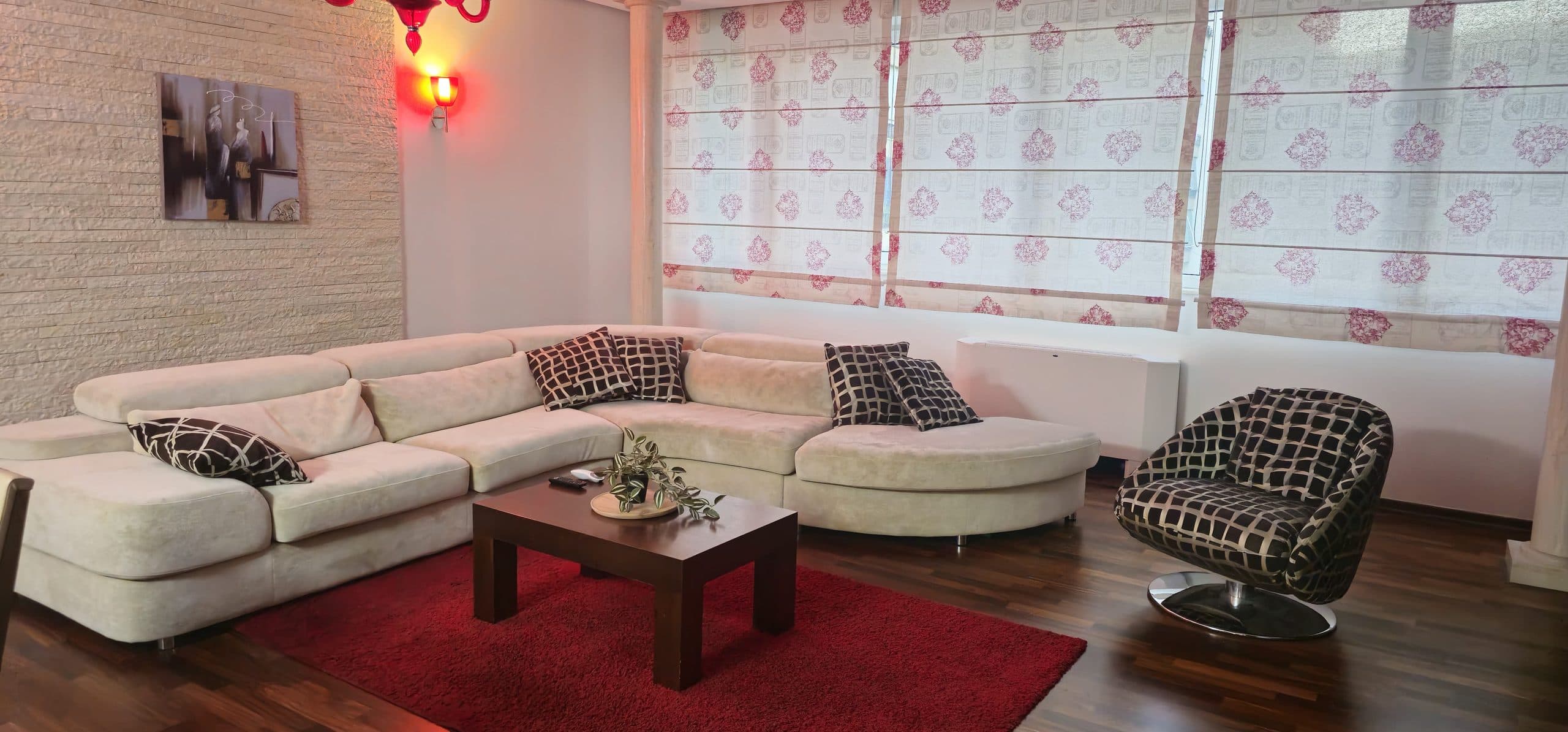Apartament Luksoz 2+1+1Post Parkimi me Qira në Residencen Ambasador 2 – Lokacion Elitar