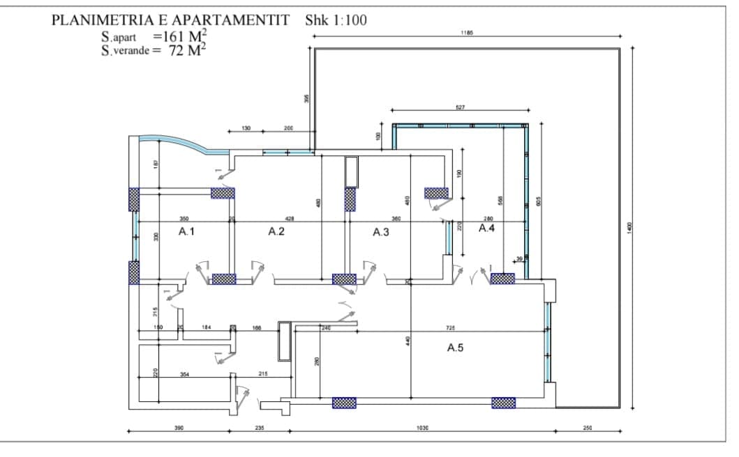 Zyrë Me Qira në Qendër të Tiranës - 3000€ | 233 m² 1