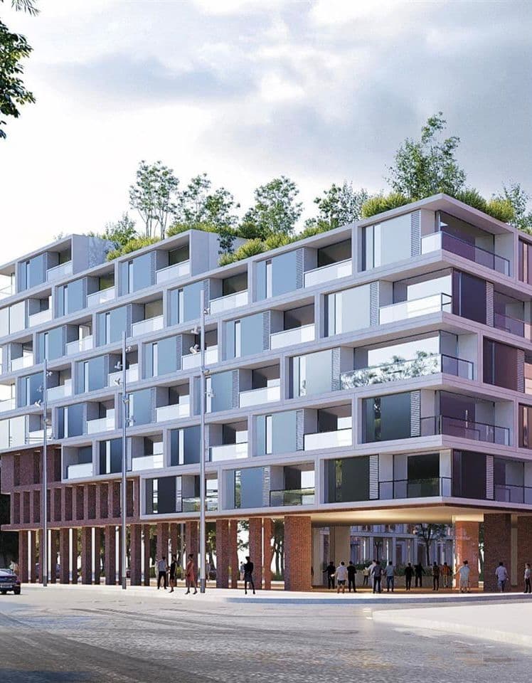 Shitet apartament 2+1+2 Tek ish Fusha e Aviacionit 1350 euro/m2 "Mei's Garden Residenc" 4