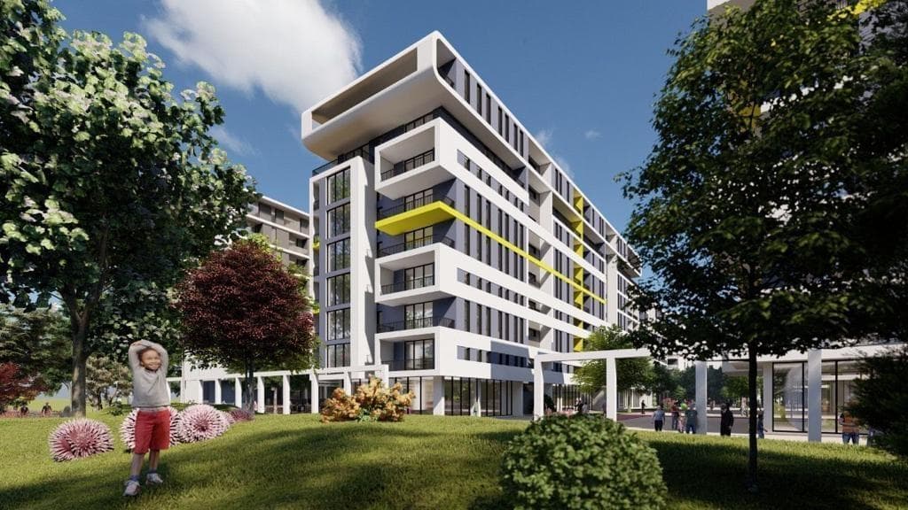 Shitet Apartament 2+1+2 Tek Univers City 2