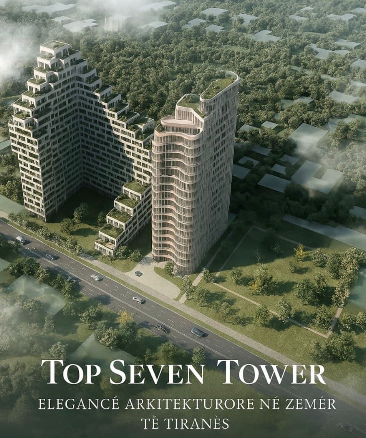 Shitet apartament 2+1 ne Zog te Zi "Top Seven Tower" 308.858 euro 3